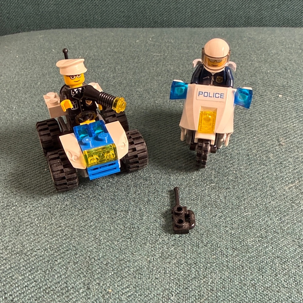 LEGO Police Motorcycle and Cruiser Set with 2 Minifigures